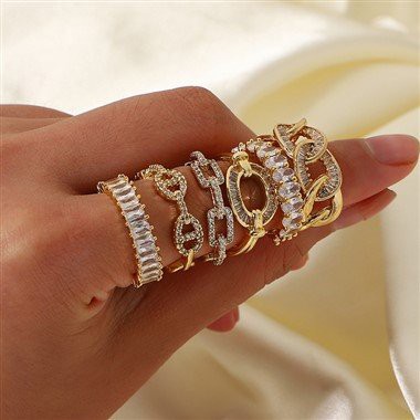 Gold Emerald Cut Eternity Band